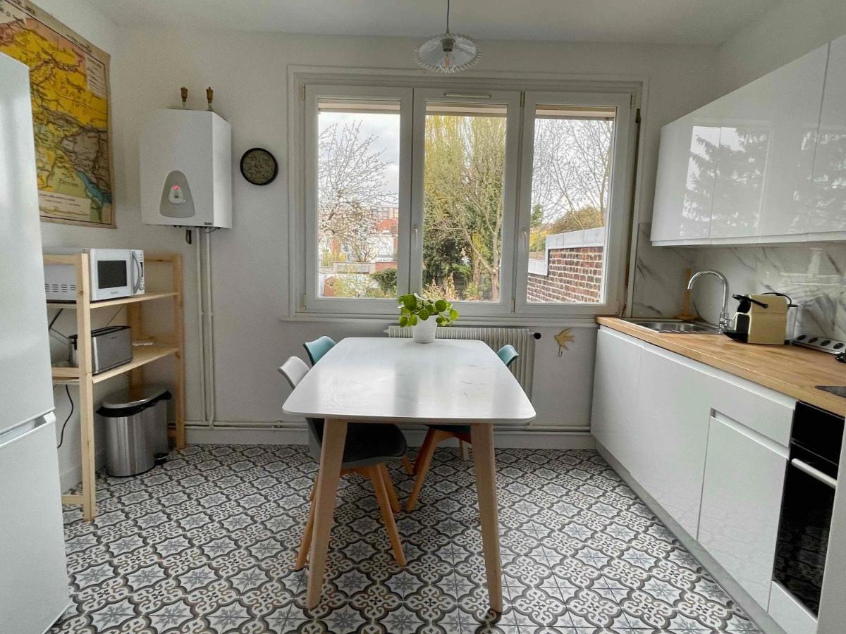 リール La Chambre Jaune Maison Avec Grande Terrasse Et Garage Priveヴィラ エクステリア 写真